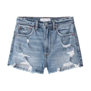 Abercrombie Curve Love High Rise Mom Shorts